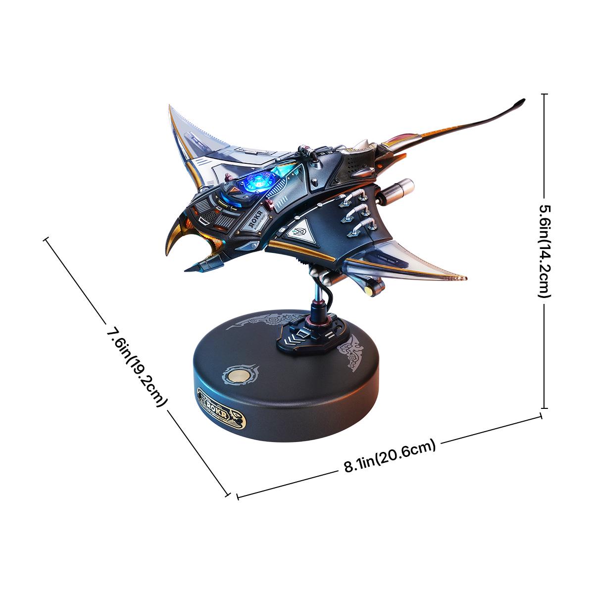 ROKR Manta Ray Metal Puzzle Kinetic Desk Sculpture MI06