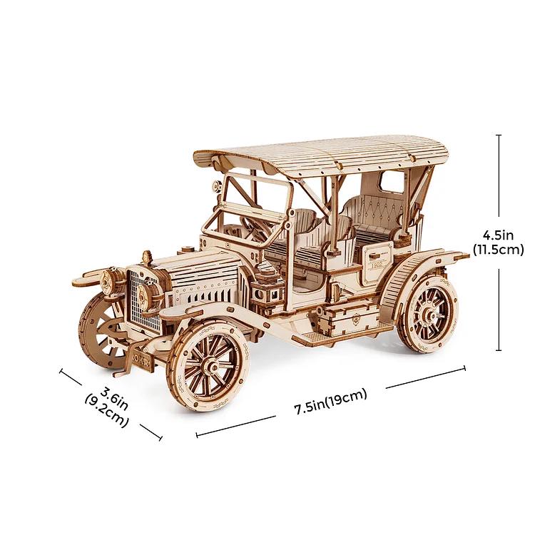 ROKR Vintage Car Antique Runabout 3D Wooden Puzzle MC801
