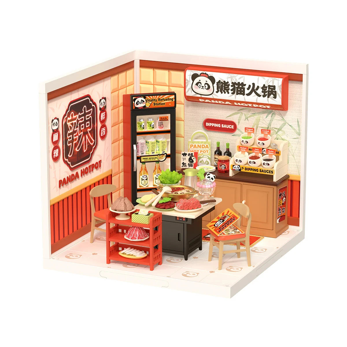 Rolife Hong Kong Bites Cafe Miniature House 3D Puzzle DIY Model Kit DW021 DW022 DW020