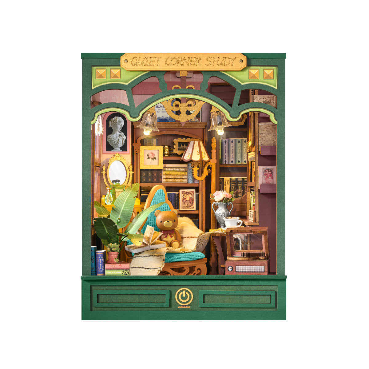 Rolife Quiet Corner Study DIY Book Nook Kit (TGE03)