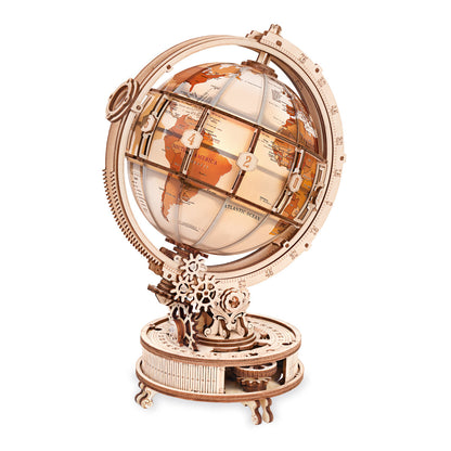 ROKR Luminous Globe 3D Wooden Puzzle Model Kit (ST003D)