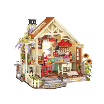Rolife Sunlit Farmhouse Kitchen DIY Miniature House Kit (DH101)