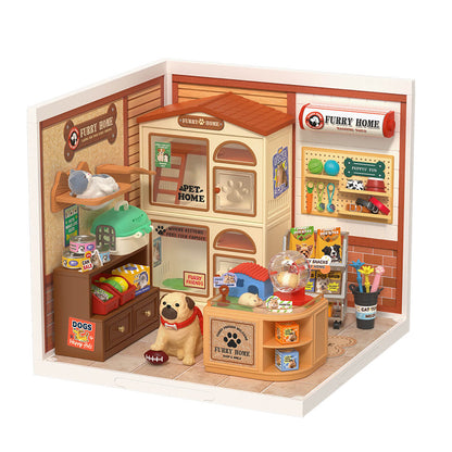 Rolife Furry Friends Home DIY Miniature House Kit (DW027)