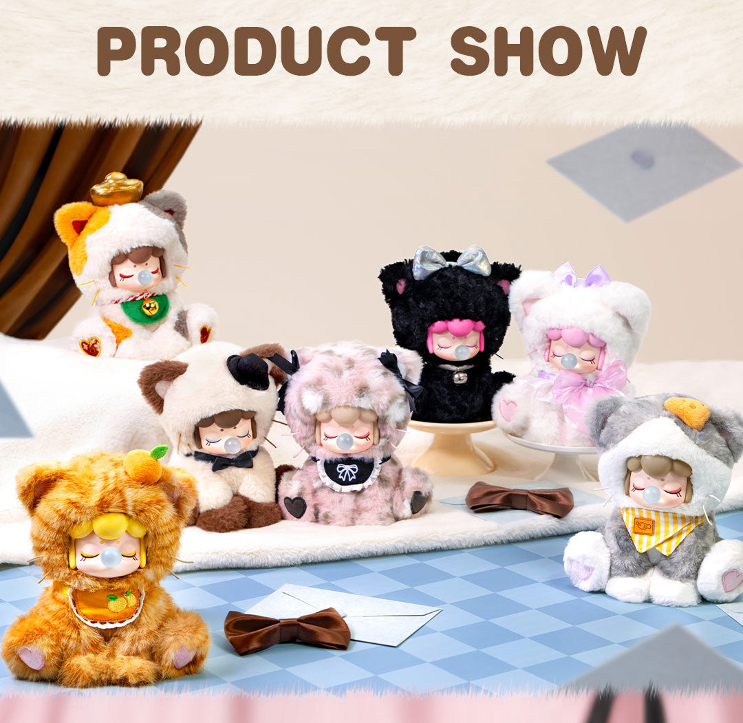 Rolife Nanci’s Tea Time Kitties Surprise Plush Dolls (MNDXX)