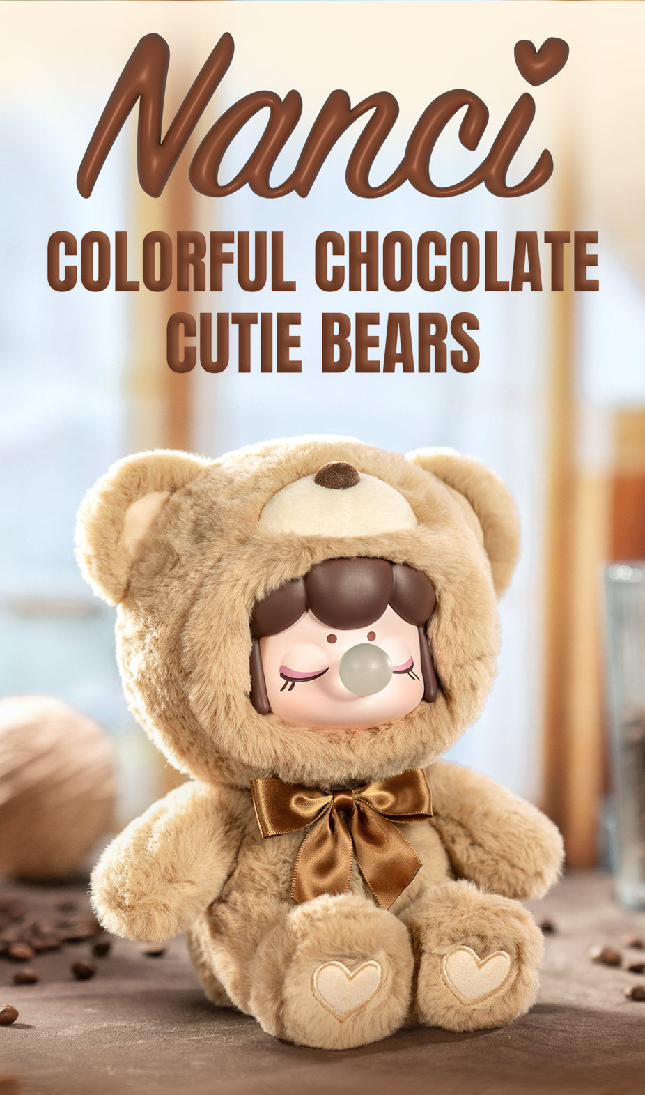 Rolife Surprise Plush Dolls – Nanci Colorful Chocolate Cutie Bears (MNAXX)