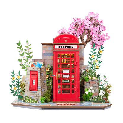 Rolife DIY Miniature House – Blossom Book Booth 3D Wooden Puzzle Kit (TGS05)