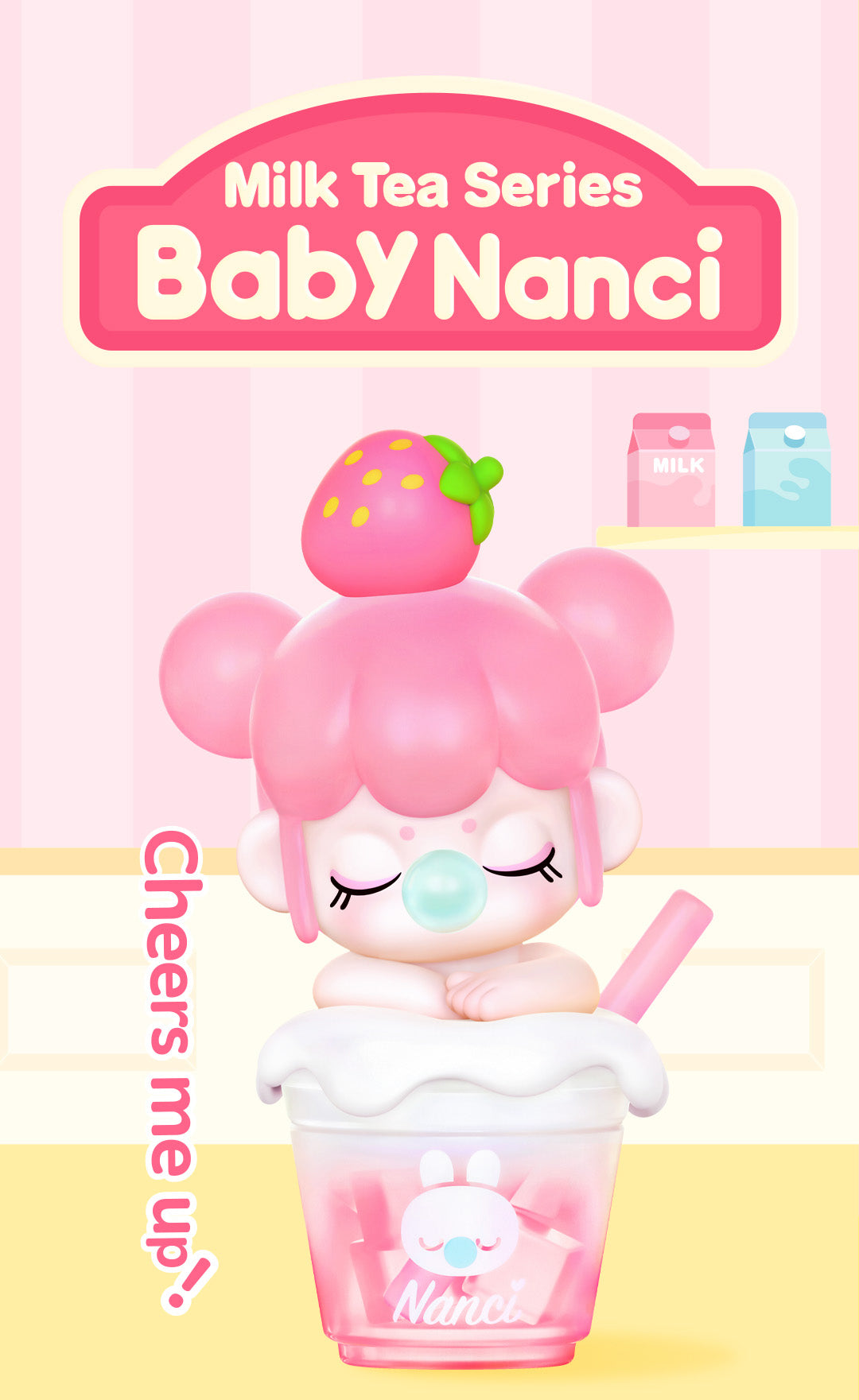 Rolife BabyNanci Surprise Figure Dolls – Milk Tea Series Blind Box (NDXX)