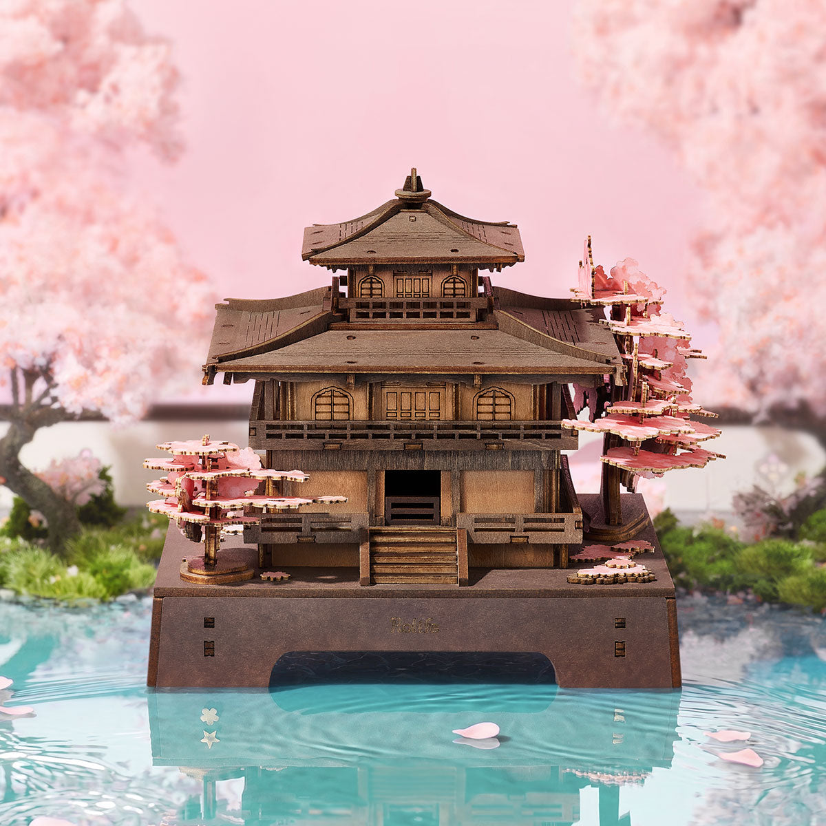 Rolife Sakura Pavilion 3D Wooden Puzzle Kit (TGA07)