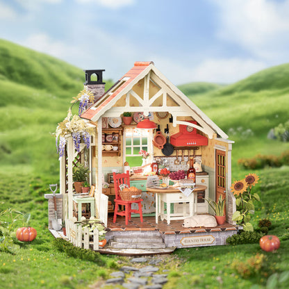 Rolife Sunlit Farmhouse Kitchen DIY Miniature House Kit (DH101)