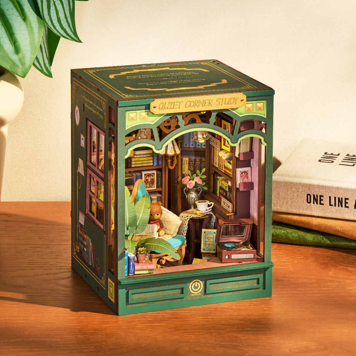 Rolife Quiet Corner Study DIY Book Nook Kit (TGE03)