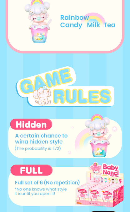 Rolife BabyNanci Surprise Figure Dolls – Milk Tea Series Blind Box (NDXX)