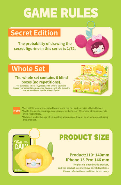 Rolife Nanci’s Fruit Mood Surprise Plush Pendant (MNCXX)
