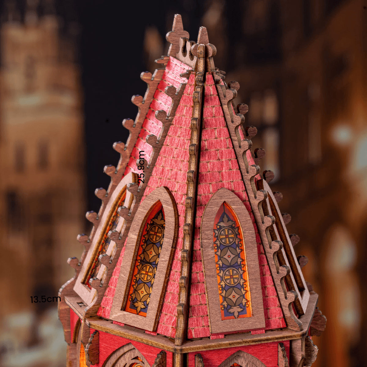 Rolife Geometric Cathedral 3D Wooden Puzzle Kit (TGA03)