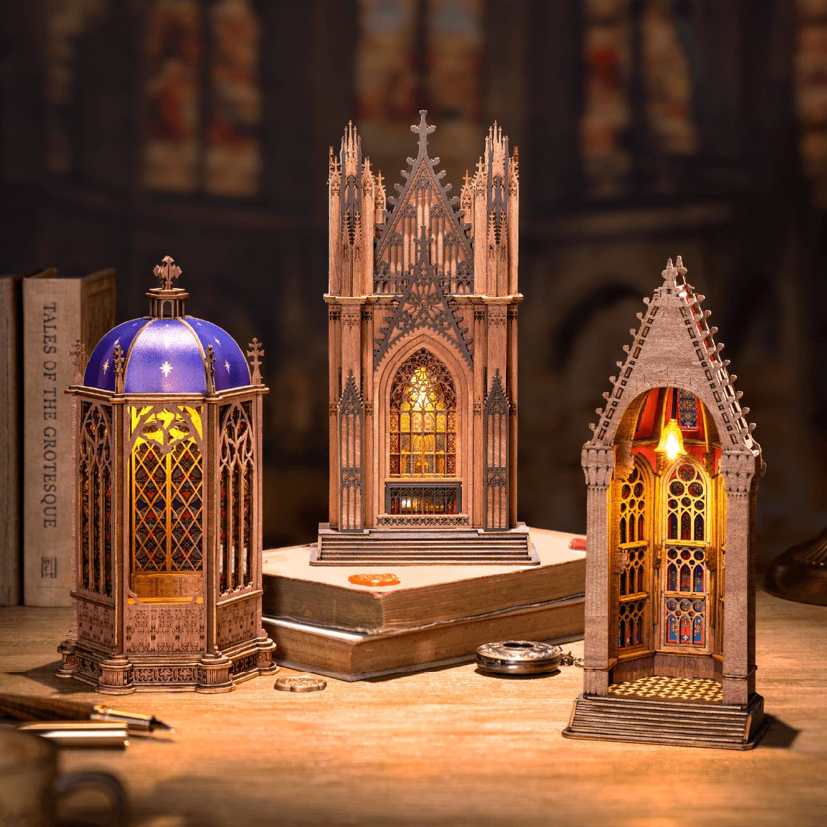 Rolife Starry Dome Cathedral 3D Wooden Puzzle Kit (TGA02)