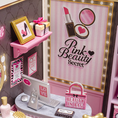 Rolife Pink Beauty Secret DIY Miniature House Kit (DW026)