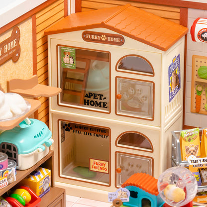 Rolife Furry Friends Home DIY Miniature House Kit (DW027)