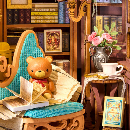 Rolife Quiet Corner Study DIY Book Nook Kit (TGE03)