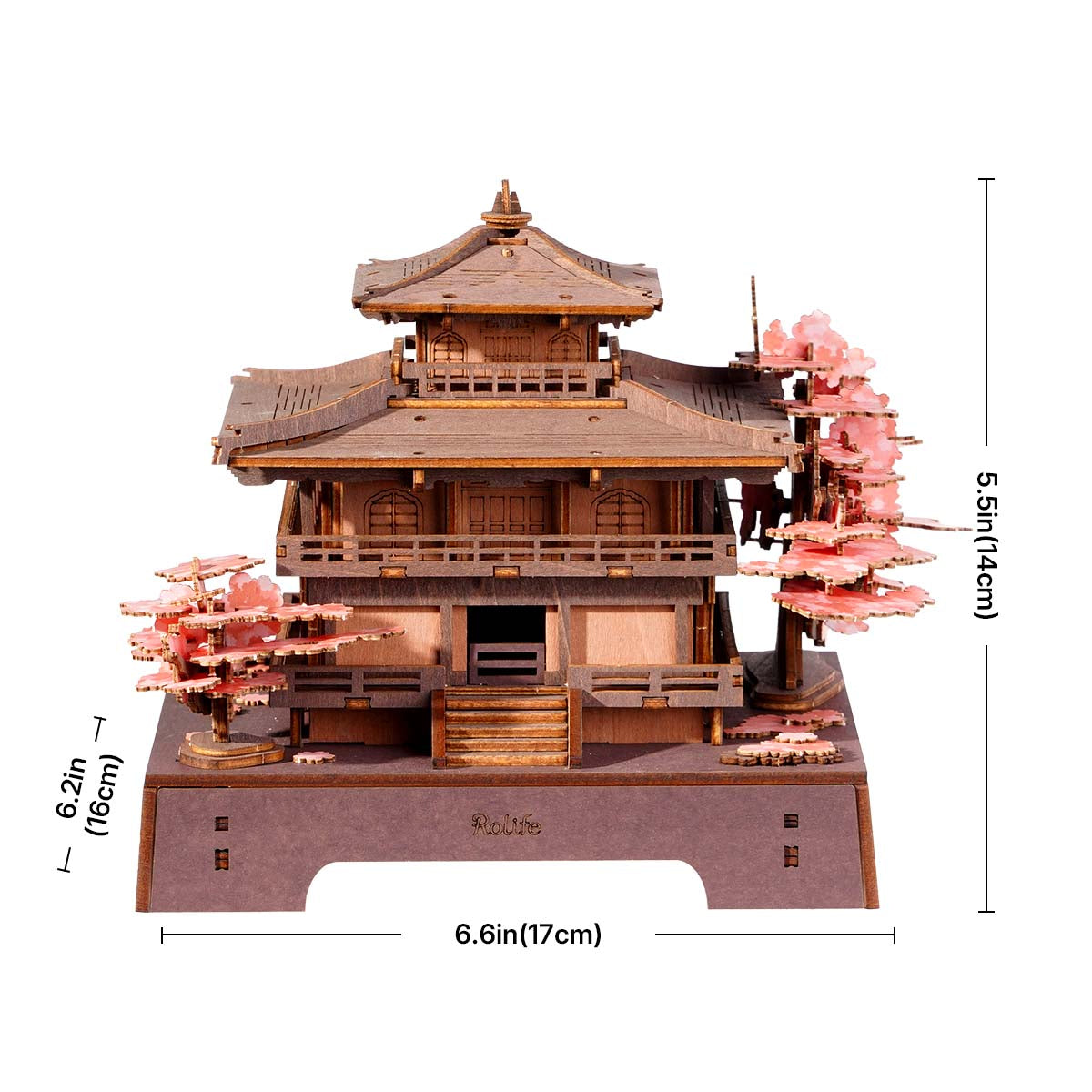 Rolife Sakura Pavilion 3D Wooden Puzzle Kit (TGA07)