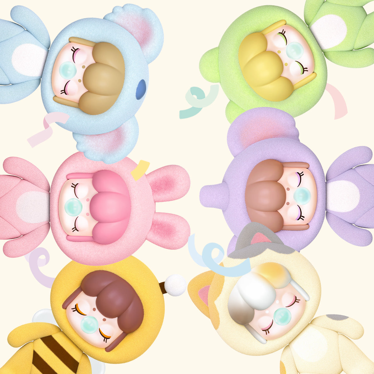 Rolife BabyNanci Surprise Figure Dolls – Fluffy Party Series Blind Box (NCXX)
