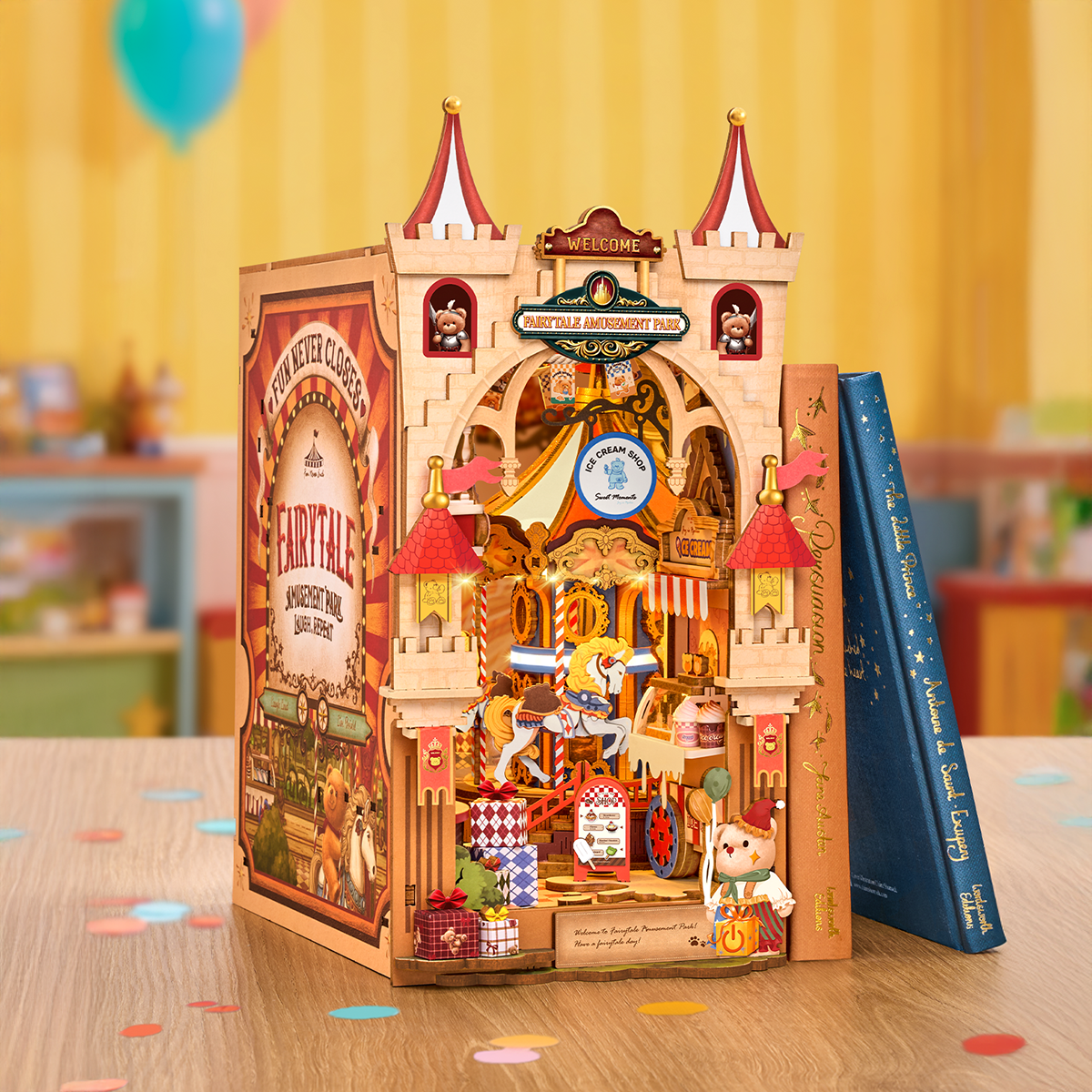 Rolife DIY Book Nook – Fairytale Amusement Park Wooden Puzzle Kit (TGB17)