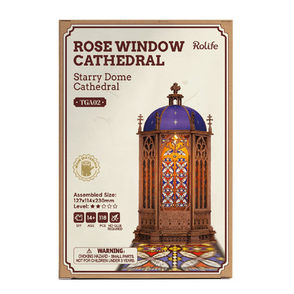 Rolife Starry Dome Cathedral 3D Wooden Puzzle Kit (TGA02)