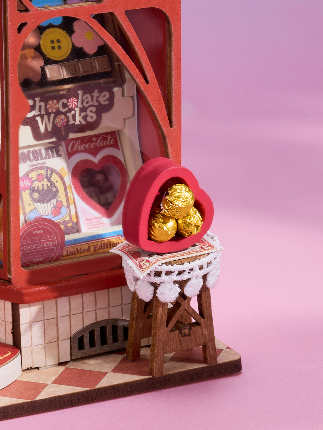 Rolife DIY Miniature House – Whimsy Toy Shop Wooden Puzzle Kit (DS044)