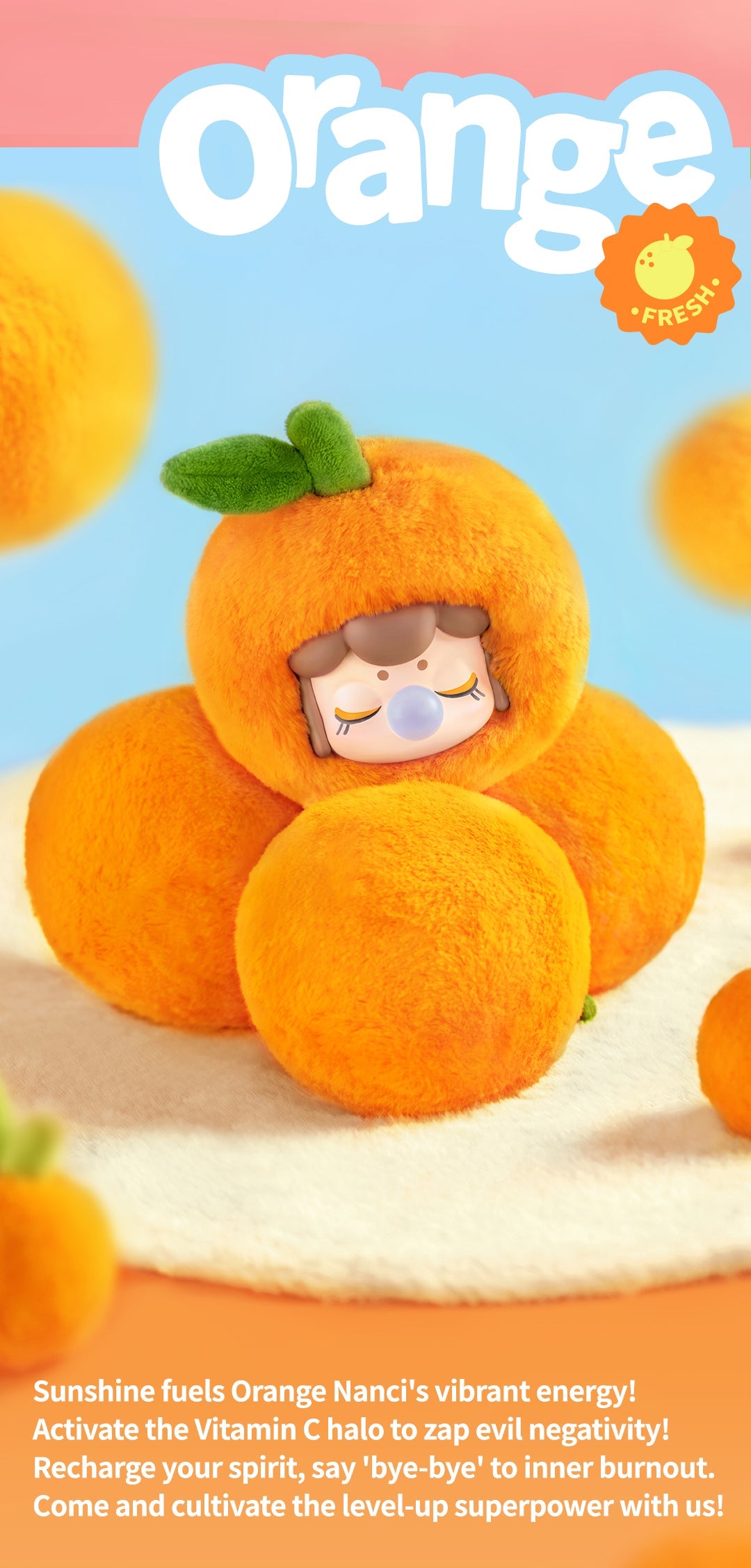 Rolife Nanci’s Fruit Mood Surprise Plush Pendant (MNCXX)