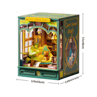 Rolife Quiet Corner Study DIY Book Nook Kit (TGE03)