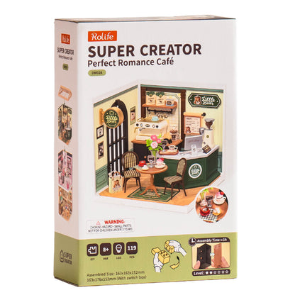 Rolife Perfect Romance Café DIY Miniature House Kit (DW028)