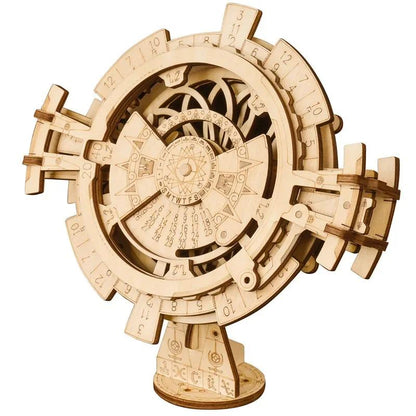 ROKR 3D Wooden Perpetual Calendar Puzzle – DIY Laser-Cut Desk Calendar Gift LK201