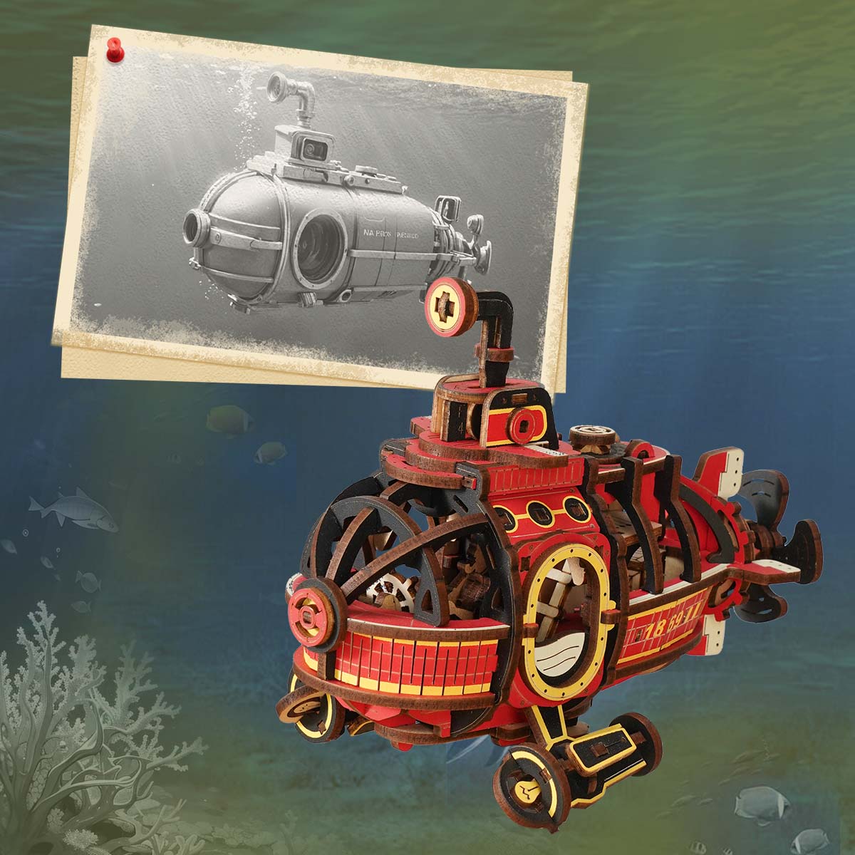 ROKR Deep Sea Adventurer Pendulum Balance Toy 3D Puzzle MCD04