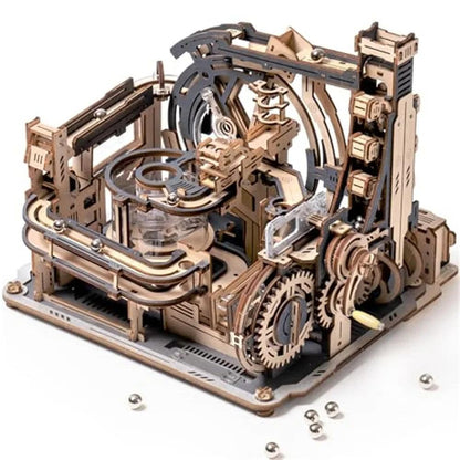 ROKR Spaceport Marble Run 3D Wooden STEM Puzzle LGC01