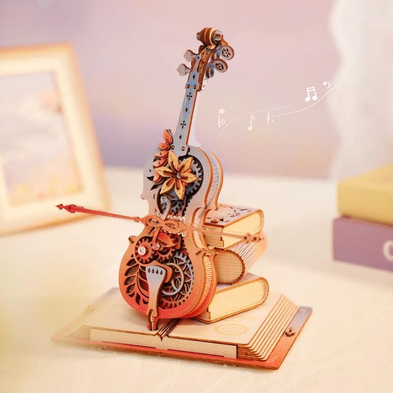ROKR Symphony of Gorgeous Dreams 3D Wooden Music Box Puzzle AMK63M