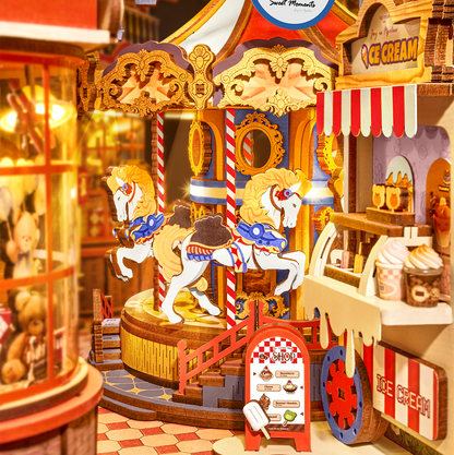 Rolife DIY Book Nook – Fairytale Amusement Park Wooden Puzzle Kit (TGB17)