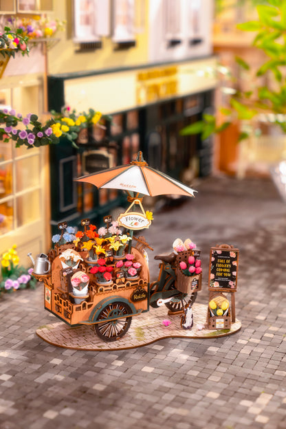 Rolife Blossom Cart 3D Wooden Puzzle TGS03