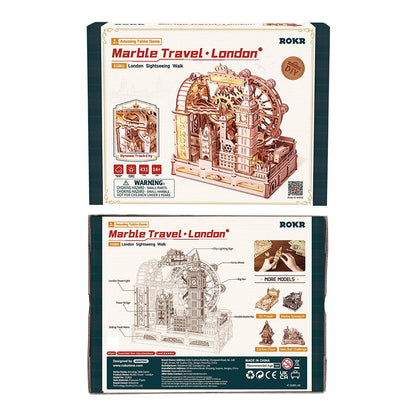 ROKR London Marble Run 3D Wooden Puzzle EGB01