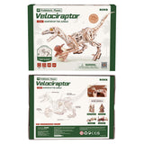 ROKR Velociraptor Wooden Dinosaur 3D Puzzle LD01-DIY Gift