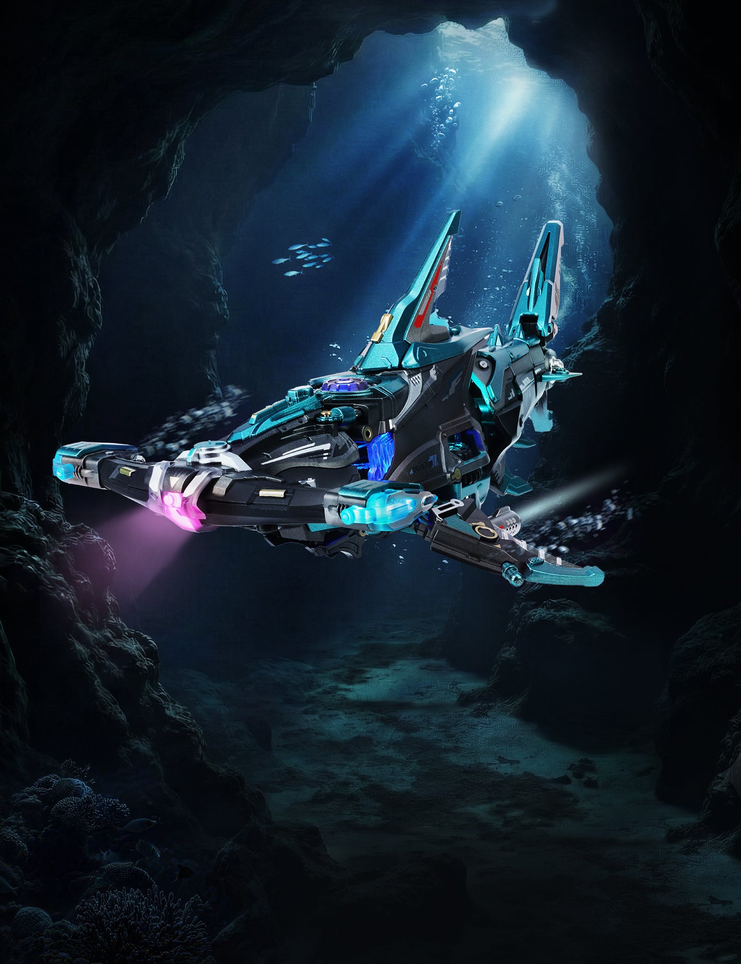 ROKR Hammerhead Shark DIY Mechanical 3D Puzzle Kit (MI07)