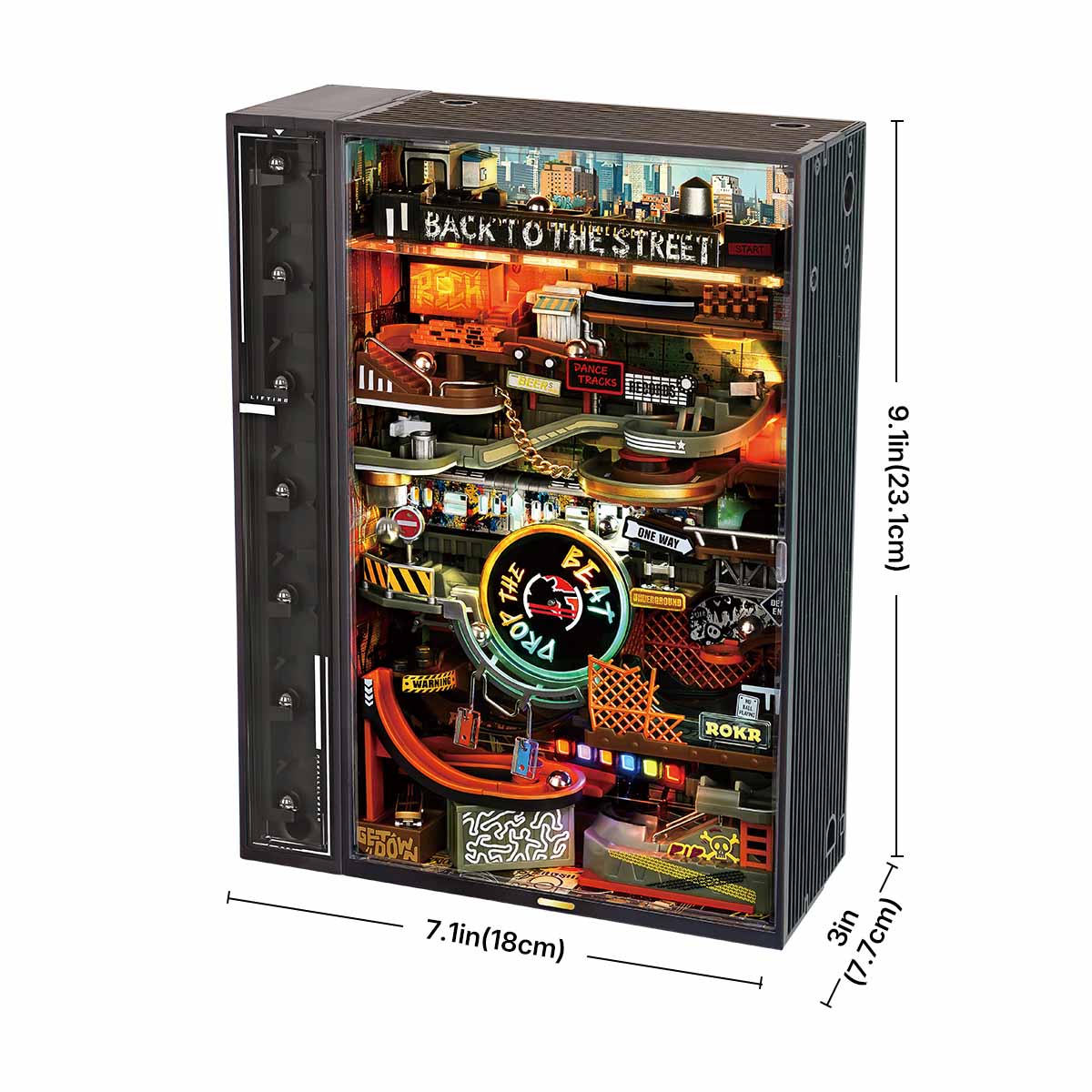 ROKR Hip-Hop Street Marble Run Mechanical 3D Puzzle MR03S
