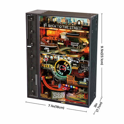 ROKR Hip-Hop Street Marble Run Mechanical 3D Puzzle MR03S