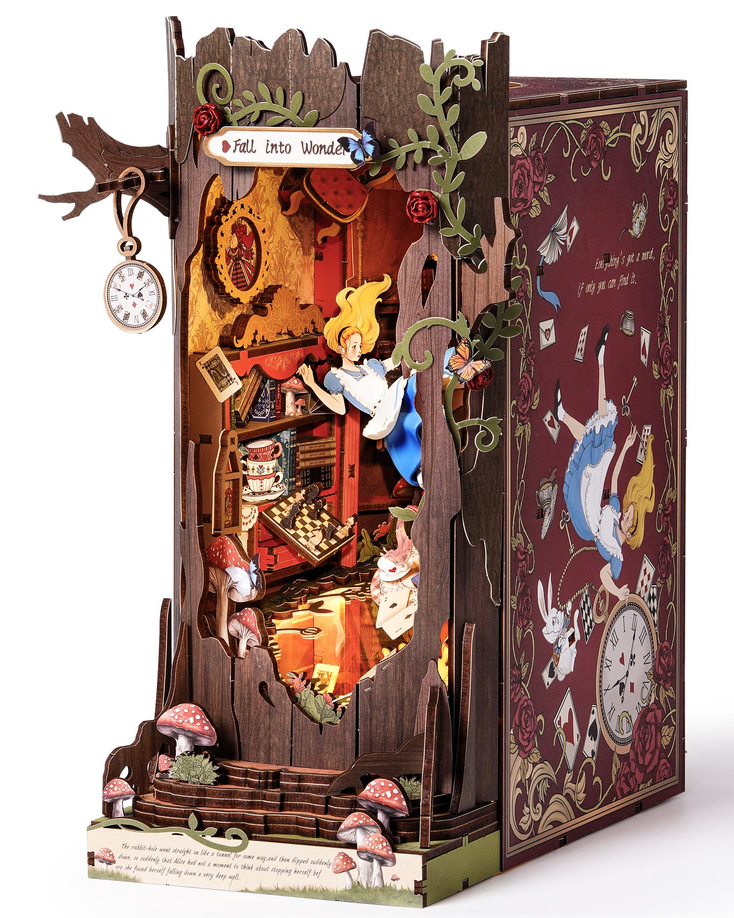 Rolife Fall Into Wonder DIY Book Nook Shelf Insert TGB12