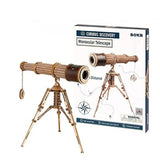 3D Wooden Telescope Puzzle Kit – ROKR Monocular Model DIY Engineering Gift