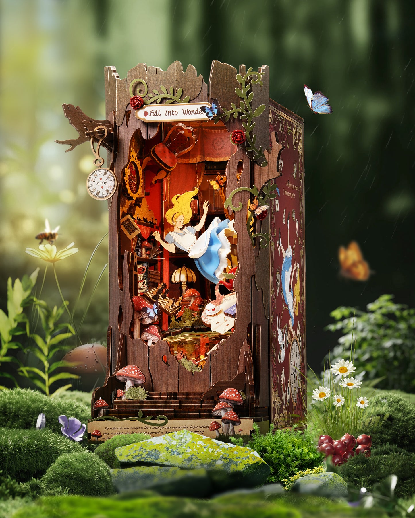 Rolife Fall Into Wonder DIY Book Nook Shelf Insert TGB12