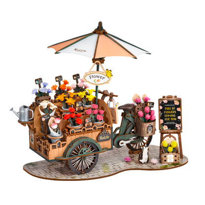 Rolife Blossom Cart 3D Wooden Puzzle TGS03