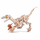 ROKR Velociraptor Wooden Dinosaur 3D Puzzle LD01-DIY Gift