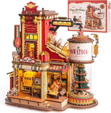 ROKR Dream Gift Factory Model DIY Kit- 3D Wooden Music Box Puzzle Gift
