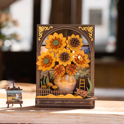 Rowood Golden Sunflower 3D Wooden Puzzle TH002