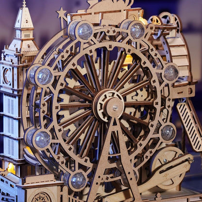 ROKR London Marble Run 3D Wooden Puzzle EGB01