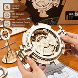 Rokr 3D Wooden Perpetual Calendar Puzzle – DIY Laser-Cut Desk Calendar Gift