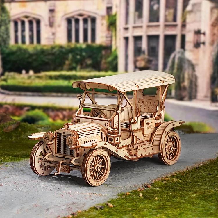 ROKR Vintage Car Antique Runabout 3D Wooden Puzzle MC801